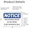 Signmission Non-Potable Water Do Not Drink Plant Nutrients, 7 in W x Rectangle, Vinyl Decal OS-2PACK-NS-D-57-L-15090 - alternate 2